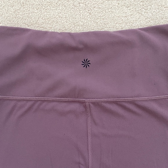 Athleta Black and Mauve Leggings 7/8 length - Picture 8 of 13